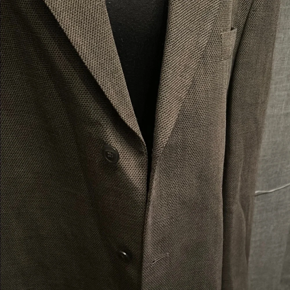 Donna Karan Brown Sport Coat Tailored Blazer